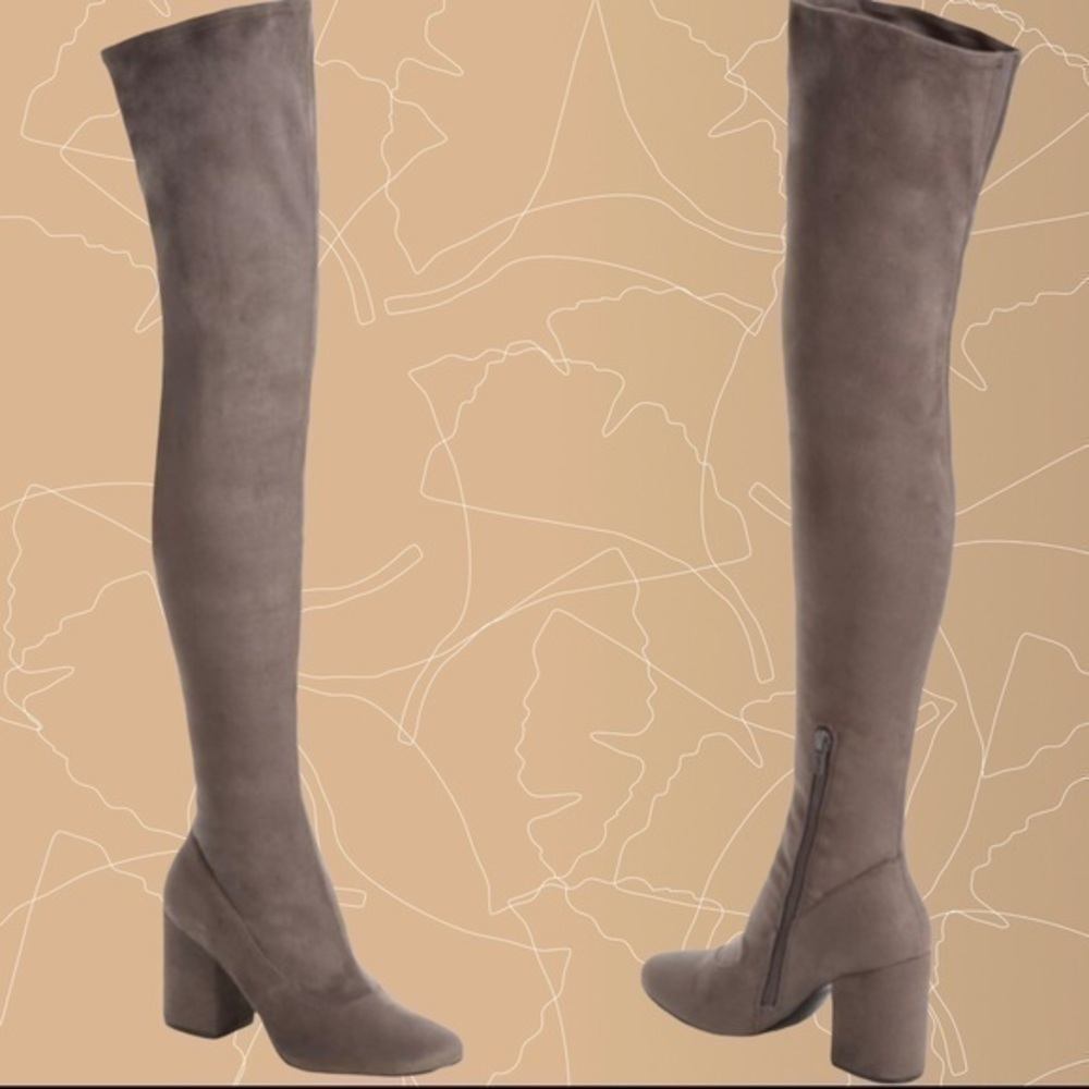 Marc Fisher Suede Over the Knee Boots - Picture 10 of 12